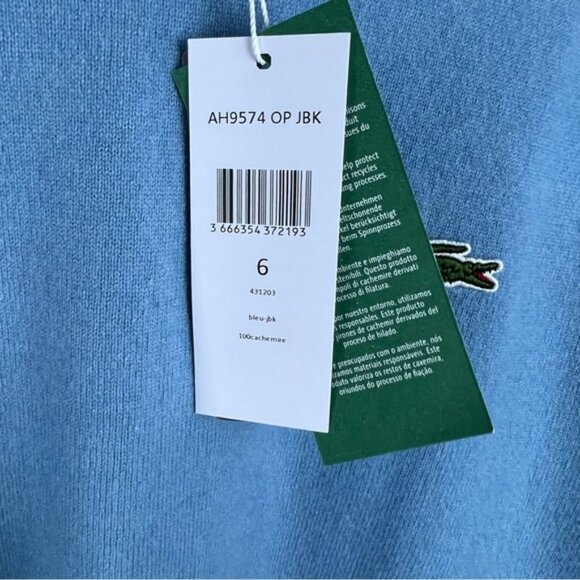 NWT Lacoste Sport x Presidents Cup Golf Cashmere Sweater XL - Picture 6 of 6